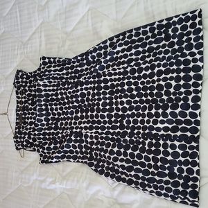 Alex Black & White Polka Dots dress